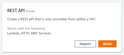 Creating API Gateway REST API